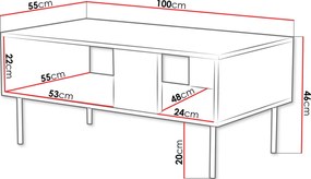 Τραπεζάκι σαλονιού Lucca-Mauro
