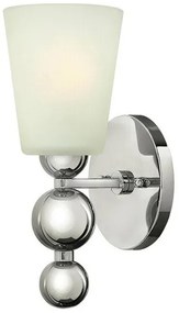 Απλίκα Φωτιστικό Τοίχου 1xE27 Zelda Elstead Lighting HK-ZELDA1-PN Νίκελ Ματ