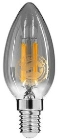 Λαμπτήρας Edison Retro Led Filament Dimmable 99061 E14 4W 400lm 2700K Fume GloboStar 4W