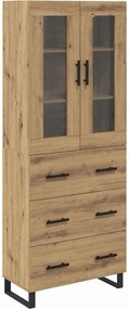 vidaXL Highboard 2 pcs Artisan Oak 69,5 x 34 x 180 εκ.