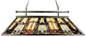 Κρεμαστό Φωτιστικό Οροφής 3xE27 Μπρονζέ Tiffany 120cm Inglenook QZ-INGLENOOK-ISLE Elstead Lighting-QZ-INGLENOOK-ISLE-Μπρονζέ QZ-INGLENOOK-ISLE