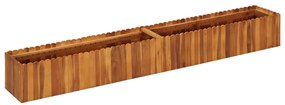 vidaXL Ζαρντινιέρα Υπερυψωμένη 200 x 30 x 25 εκ. Μασίφ Ξύλο Ακακίας