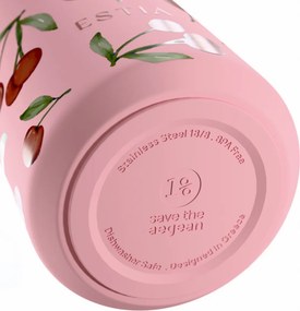 Μπουκάλι Θερμός 500ml Estia Save The Aegean Flow Cherry Rose 01-41991