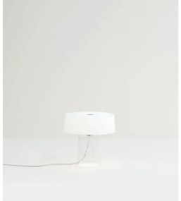 Επιτραπέζιο Φωτιστικό 1xG9 Dimmer Κρύσταλλο Γυαλί 48xΦ48cm Glam T3 Prandina 1474000212001 Λευκό
