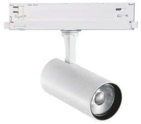 Σποτ Τριφασικής Ράγας Link LED 15W Λευκό 3000K CRI90 Dimmer 1-10V Fox 302560 Ideal Lux 302560