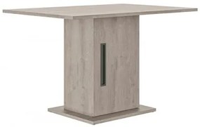 Epiplo World Boston τραπέζι με αποθηκευτικό χώρο 120x80x76εκ. Light Grey Oak BEST-15341300