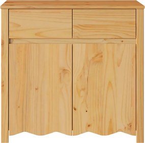 vidaXL Πλαϊνό γραφείο με συρτάρι Drammen Δρυς 79 x 43 x 75.5 εκ.