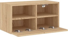 vidaXL Ντουλάπι Τοίχου Τηλεόρασης Sonoma Δρυς 60x30x30 εκ. Επεξ. Ξύλο