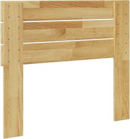 vidaXL κεφαλάρι 75 cm μασίφ ξύλο δρυς