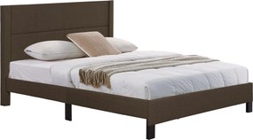 ΚΡΕΒΑΤΙ TRILLOP HM666.13 ΚΑΦΕ ΥΦΑΣΜΑ ΓΙΑ ΣΤΡΩΜΑ 160X200εκ.