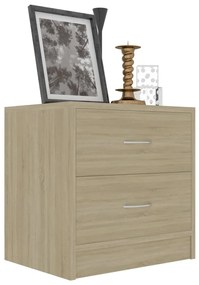 vidaXL Κομοδίνο Χρώμα Sonoma Δρυς 40 x 30 x 40 εκ. από Επεξ. Ξύλο