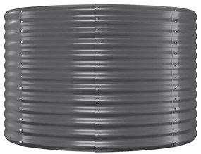 vidaXL Ζαρντινιέρα Ανθρακί 322x40x68 εκ Γαλβανισμένος χάλυβας