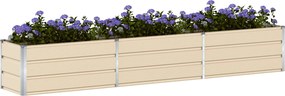 vidaXL Γλάστρα Ελεφαντόδοντο 290 x 50 x 45 εκ Επικαλυμμένος Χάλυβας