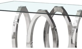 Τραπεζαρία Home ESPRIT Χάλυβας 160 x 90 x 76 cm