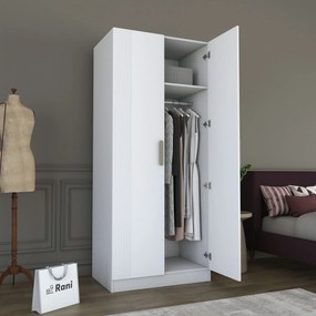 Ντουλάπα Λευκό BROEMER 90x57.5x210