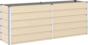 vidaXL Γλάστρα Ελεφαντόδοντο 195 x 50 x 75 εκ Επικαλυμμένος Χάλυβας