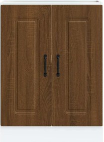 vidaXL Ντουλάπι βάσης νεροχύτη Kalmar Καφέ δρυς 60x46x81,5 εκ.