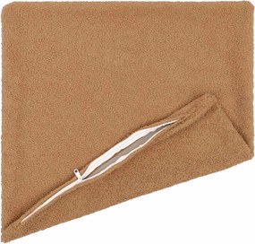 vidaXL Κάλυμμα Μαξιλαριού 2 pcs HEERLEN Μπεζ 45 x 45 cm Μπουκλέ