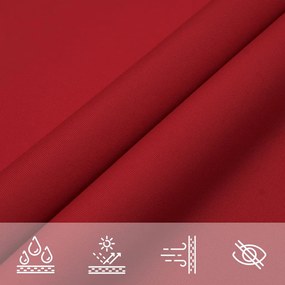 vidaXL Πανί Σκίασης Ορθογώνιο Κόκκινο 2 x 4 μ. από Ύφασμα Oxford