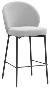 Σκαμπό Bar Lune 26-0059 48x53.5x95.5cm Grey