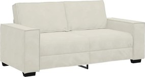 vidaXL Διθέσιος Καναπές Κρεμ 180x78x84 εκ. Βελούδο