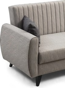 Corner Sofa-Bed Alkon - Light Grey Light Grey