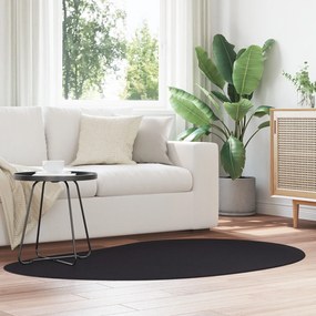 Χαλιά μαύρο 120x170 εκ. Πολυεστέρας Αντιολισθητικό