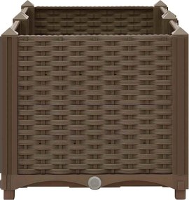 vidaXL Ζαρντινιέρα 80 x 40 x 38 εκ. από Πολυπροπυλένιο