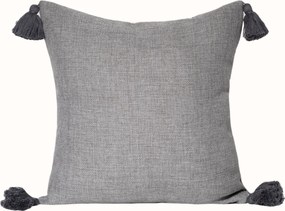 Διακοσμητικό Μαξιλάρι Γκρι ASPEN 40x40x10