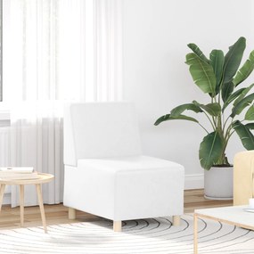 vidaXL Καναπέδες 2 pcs Λευκό 55 x 74 x 82 εκ. Τεχνητό δέρμα
