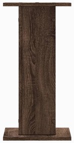 vidaXL Βάσεις Φυτών 2 Τεμ. Καφέ Δρυς 30x30x60 εκ. Επεξεργασμένο Ξύλο