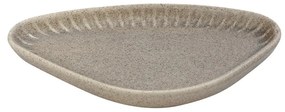 Πιάτο Φρούτου Τριγωνικό Stoneware Gobi Beige-Sand Matte ESPIEL 20x11x2,6εκ. OW2016K6