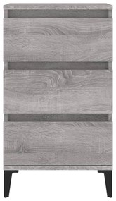 vidaXL Κομοδίνο Γκρι Sonoma 40x35x70 εκ. από Επεξεργασμένο Ξύλο