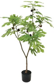 Τεχνητό Δέντρο Σε Γλάστρα Συκιά 04-10071 112cm Green Marhome Συνθετικό Υλικό