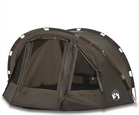 vidaXL Σκηνή Ψαρέματος 4 Ατόμων Αδιάβροχη Καφέ