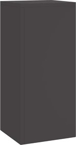 vidaXL Βάση φυτών 3 pcs Μαύρο Ατσάλι