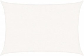 vidaXL Πανί Σκίασης Λευκό 2,5 x 3,5 μ. από HDPE 160 γρ./μ²