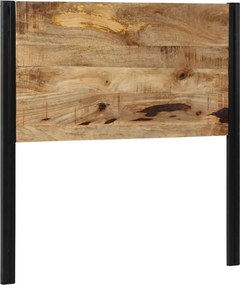 vidaXL κεφαλάρι 100 cm από μασίφ ξύλο Mango και σίδερο