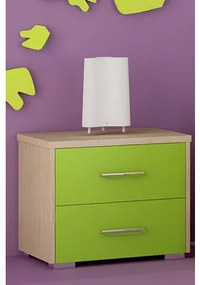 SarrisBros Κομοδίνο Ξύλινο/Δρύς Λαχανί 50x48x35 BEST-101078