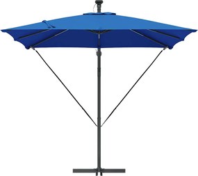 vidaXL Ομπρέλα ηλίου 249 x 249 x 250 εκ. Πολυεστέρας και Αλουμίνιο
