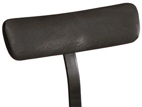 Bar Stools 2 τεμάχια Μαύρο 49x43x103 cm Στερεό ξύλο Mango - Μαύρο