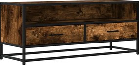 ντουλάπι τηλεόρασης vidaXL Καπνιστή δρυς 100x34,5x40 cm