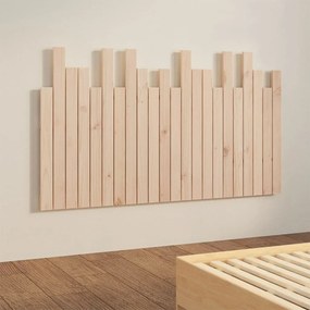 vidaXL Κεφαλάρι Επιτοίχιο 140x3x80 εκ. από Μασίφ Ξύλο Πεύκου