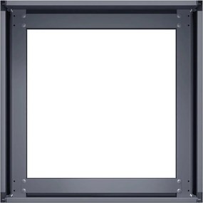 vidaXL Ζαρντινιέρα Ανθρακί 40x40x30 εκ. από Χάλυβα