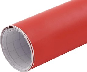 vidaXL Μεμβράνη Αυτοκινήτου Κόκκινο Ματ 100 x 150 εκ.