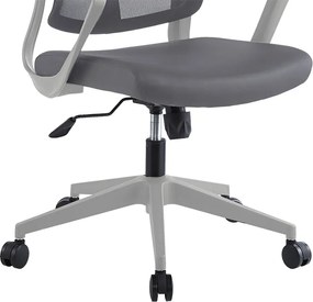 Καρέκλα γραφείου διευθυντή Flexibility mend pakoworld ύφασμα mesh γκρι