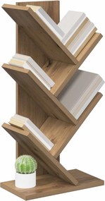 vidaXL Ραφιέρα Δέντρου 4-Επίπεδη 30 x 18 x 60 εκ Επεξεργασμένο Ξύλο