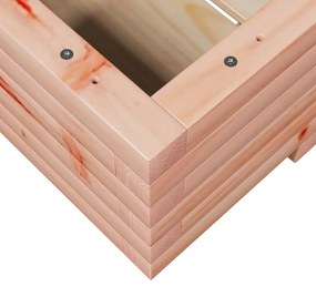 Ζαρντινιέρα Κήπου 110x60x26,5 εκ. από Μασίφ Ξύλο Ψευδοτσούγκας - Καφέ