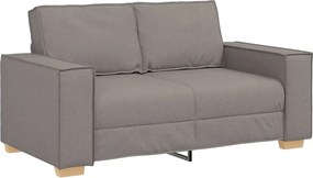 vidaXL Διθέσιος Καναπές 160x78x84 εκ. Ύφασμα, Μπεζ