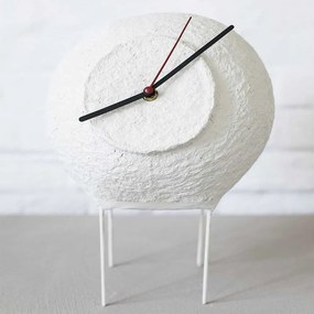 Ρολόι Επιτραπέζιο Χάρτινο 10x15 H28 B7218546 White Serax Paper